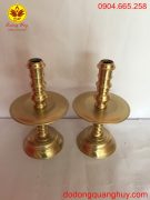 chân nến thờ bằng đồng cát tút