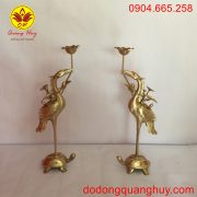 hạc thờ bằng đồng cát tút