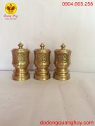 Đài thờ bằng đồng cát tút đường kính 12cm