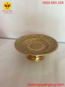 Mâm bồng bằng đồng cát tút đường kính 25cm