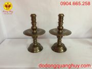 hân nến thờ bằng đồng hun xanh giả cổ