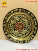 Mâm mười hai con giáp bằng đồng