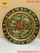 Mâm mười hai con giáp bằng đồng