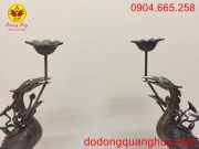 hạc thờ bằng đồng hun xanh giả cổ
