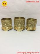 Bát hương bằng đồng cát tút