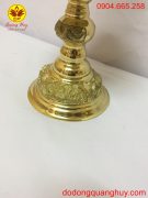 Chân nến thờ bằng đồng vàng