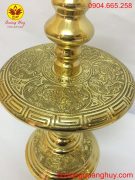 Chân nến thờ bằng đồng vàng