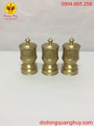Đài thờ bằng đồng cát tút đường kính 12cm
