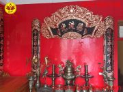 cuốn thư câu đối bằng đồng đỏ