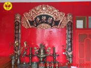 cuốn thư câu đối bằng đồng đỏ