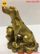 Tượng chó phong thủy bằng đồng