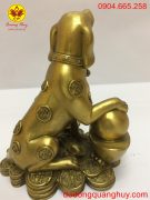 Tượng chó phong thủy bằng đồng