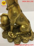 Tượng chó phong thủy bằng đồng