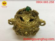 Đỉnh đốt hương trầm bằng đồng
