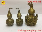Hồ lô bát tiên bằng đồng