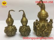 Hồ lô bát tiên bằng đồng