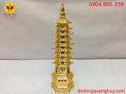 Tháp Văn Xương bằng đồng mạ vàng 24k