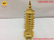 Tháp Văn Xương bằng đồng mạ vàng 24k