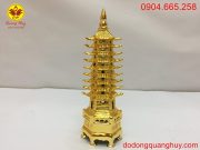 Tháp Văn Xương bằng đồng mạ vàng 24k