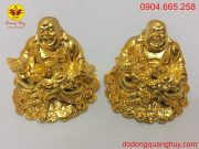 Tượng đồng Di Lặc mạ vàng 24k