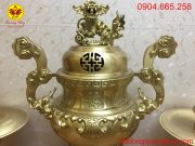 Hoa văn đỉnh đồng sắc nét và tinh xảo