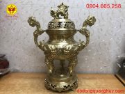 Mặt sau đỉnh đồng cao 65cm