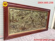 Hoa văn tranh đồng sắc nét và tinh xảo