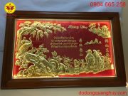 tranh mừng thọ bằng đồng