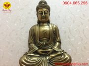 Tượng Phật A Di Đà bằng đồng cao 48cm sắc nét và tinh xảo