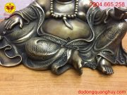 Tượng Di lạc xanh giả cổ cao 20cm