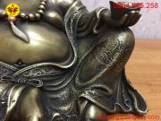 Chi tiết Tượng Di Lạc xanh giả cổ