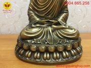 Đài sen tượng Phật Thích Ca Mâu Ni bằng đồng