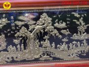 Tranh đồng Vinh Quy bái Tổ 2m3x1m2 hoa văn sắc nét và tinh xảo