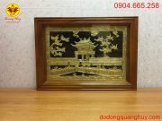 Tranh đồng Khuê Văn Các 50x50cm