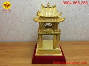 Khuê Văn Các bằng đồng mạ vàng 24k