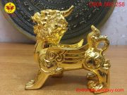 Tỳ Hưu bằng đồng mạ vàng 24k