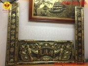 Hoành phi câu đối bằng đồng màu giả cổ