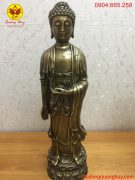 Tượng A Di Đà bằng đồng cao 60cm