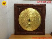 Mặt trống đồng đường kính 80cm mạ vàng 24k