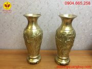 ÄĐôi lọ Hoa bằng đồng cao 50cmôi lá» hoa cao 50cm bằng Äá»ng