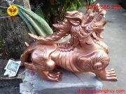 Tì hưu bằng đồng đỏ sắc nét và tinh xảo