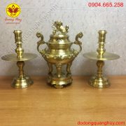 Bộ tam sự 50cm bằng đồng Bộ tam sự 50cm bằng đồng cát tút