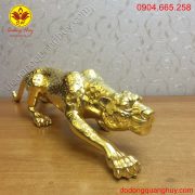 Tượng báo bằng đồng dát vàng 24k