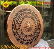 Mặt trống đồng bằng đồng đỏ dk 60cm
