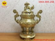 Đỉnh đồng hoa sòi cao 40cm màu đồng