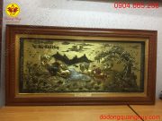 Tranh đồng mã đáo thành công hoa văn sắc nét và tinh xảo