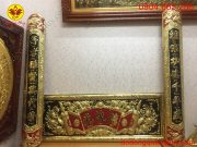 Bộ đại tự câu đối hình cong