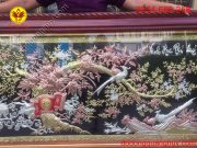 Hoa văn tranh đồng sắc nét và tinh xảo