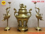 Bộ tam sự đồng cát tút nguyên chất cao 60cm