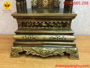 Hoa văn đế ngai thờ gia tiên cao 68cm